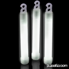 Glow Sticks Bulk Wholesale, 100ct 6 Glow Stick Light Sticks White, Glow With Us Brand